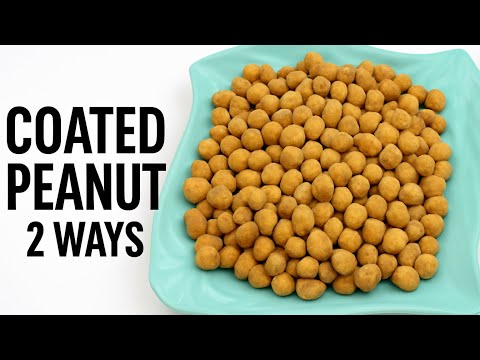 How to Make Coated Peanuts 2 Ways | Crispy & Easy Snack Recipe.