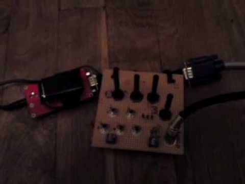 Oscilloscope + CRT Monitor Audio Response #2