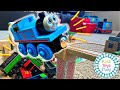 Building a Thomas and Friends Wooden Railway Track Build with Old Toy Trains