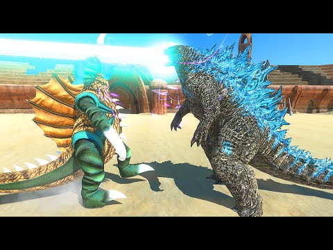 GODZILLA vs GIGAN | GODZILLA - Animal Revolt Battle Simulator
