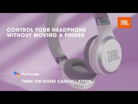 Belaidės Ausinės su aktyviu triukšmo slopinimu JBL Live 460NC, Mėlynos video