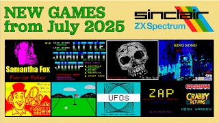 New ZX Spectrum games from July 2025