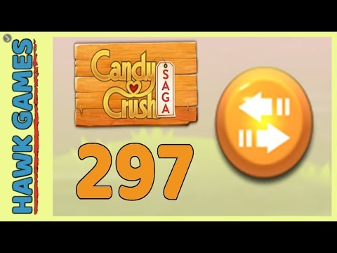 Candy Crush Saga Level 297 (Moves level) - 3 Stars Walkthrough, No Boosters
