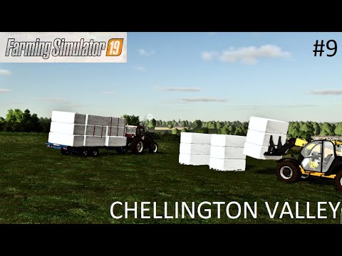 Chellington Valley Map | FS19 EP9 | New way of stacking bales