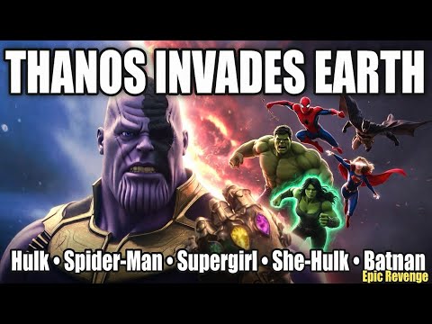 Thanos vs. All Superheroes: The Unexpected Revenge | Marvel DC Battle (AI Movie) @herofunarena