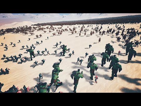 Can Avengers Stop 30,000 Crusader Army? | Ultimate Epic Battle Simulator | UEBS