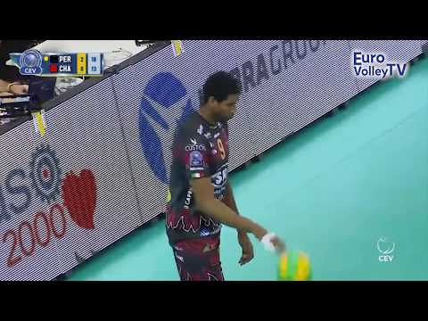 CLVolleyM - LEON goes on a service run for Sir Colussi Sicoma PERUGIA