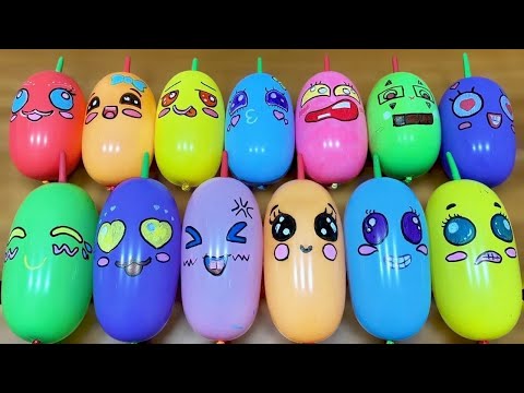 Balloons Slime Making Slime With Funny Balloons - Satisfying Slime Video