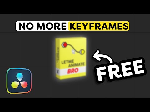 FREE Animation Tool for Davinci Resolve! LetMeAnimate Plugin