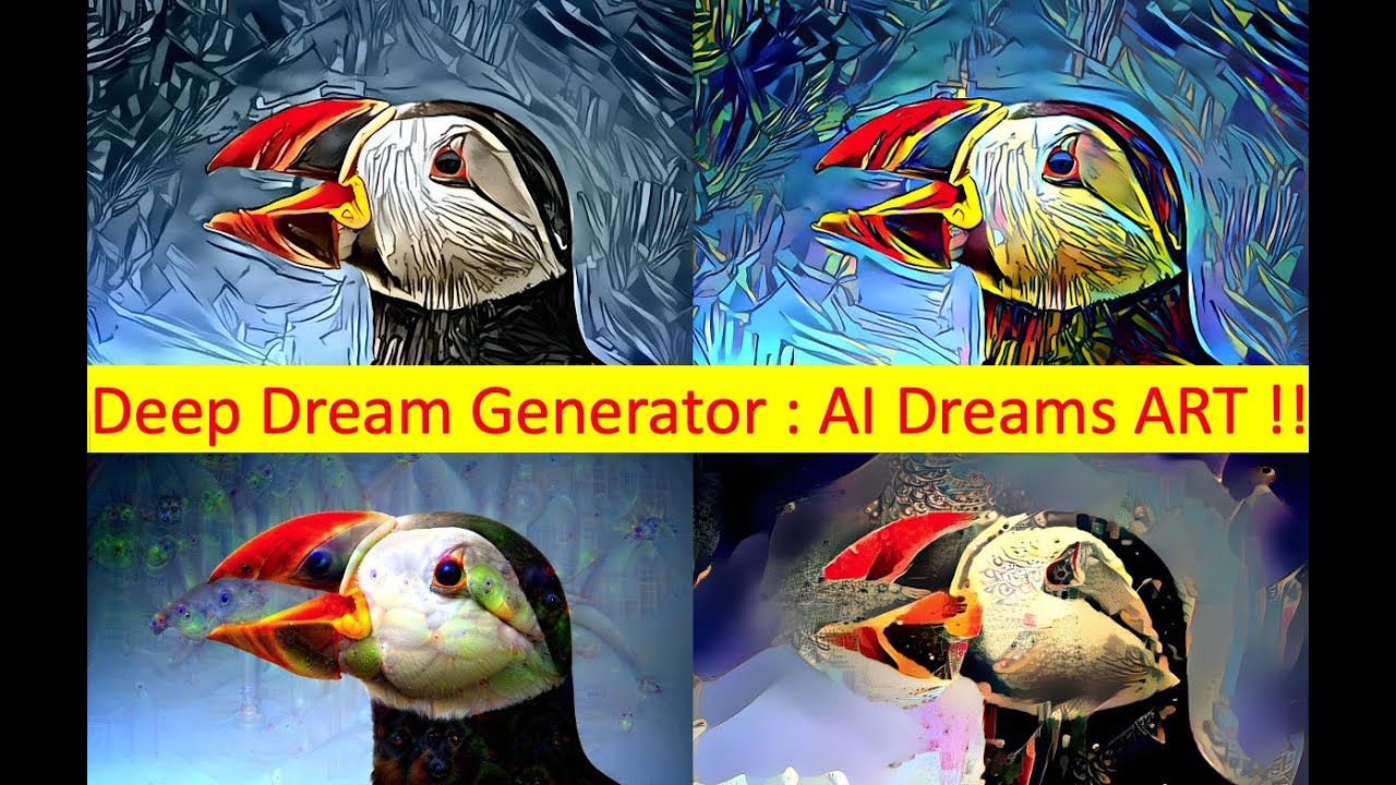 AI Art: Deep Dream Generator - Dreams of an Artificial Intelligence  #DeepDreamGenerator #AI #Art