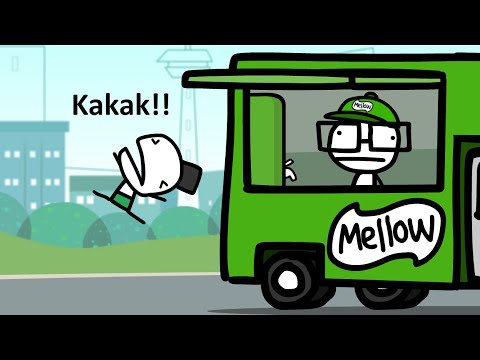 Tiber Budak Sekolah Ada Kakak Cantik |  Animation Malaysia