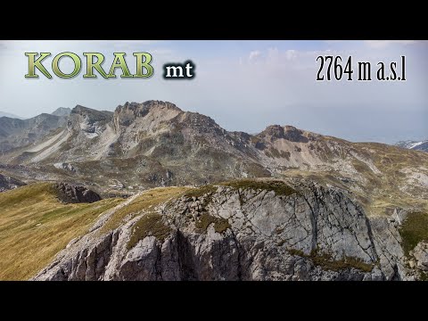 Korab mt 2764 m Highest peak in North Macedonia & Albania