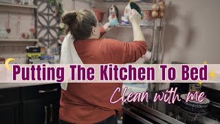 Putting the Kitchen to Bed | Nighttime Clean With Me