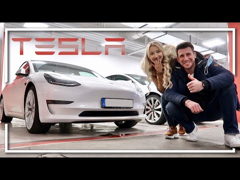NEUES AUTO? Wir fahren zum 1. Mal einen TESLA! VLOG