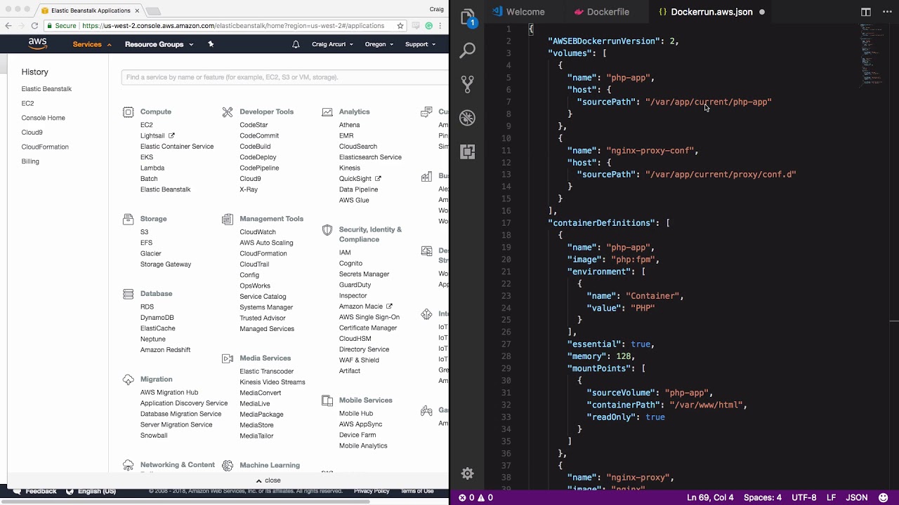 Docker Deployments with Elastic Beanstalk.mp4