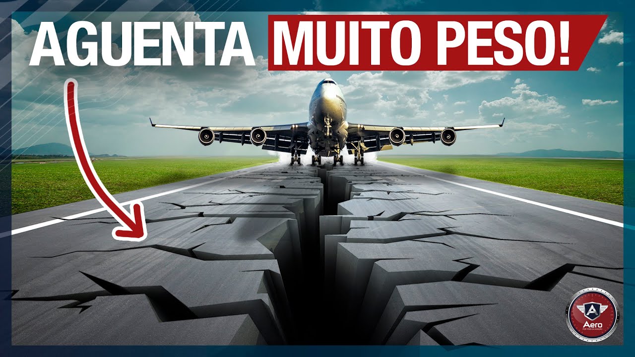 NÃO PODE AFUNDAR! Como são feitas as pistas de um AEROPORTO?