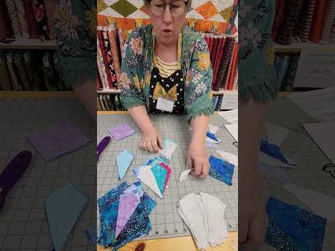 Demonstration of Corner Beam Ruler from Deb Tucker for 180 Designs