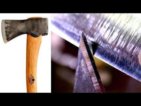 How To Sharpen Your New Axe