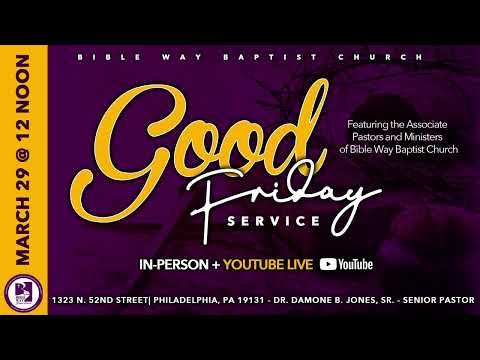 Maundy Thursday Service ft. the Sons and Daughters of Bible Way 3.28.24