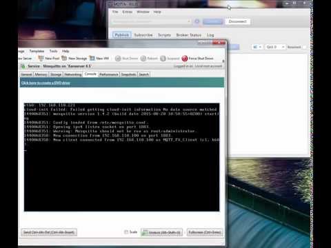 Mosquitto Unikernel running on XenServer