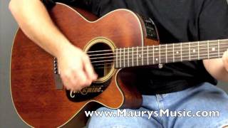 Video thumbnail for Takamine EF-440SCGN by Maury's Music