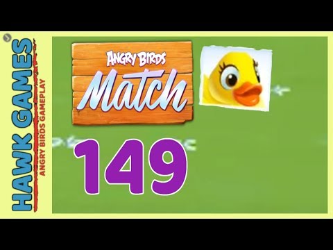 Angry Birds Match ⭐ Level 149 Hard - Walkthrough, No Boosters