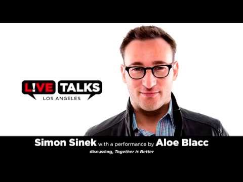 Simon Sinek followed by a performance by Aloe Blacc