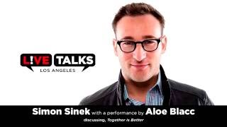 Simon Sinek followed by a performance by Aloe Blacc