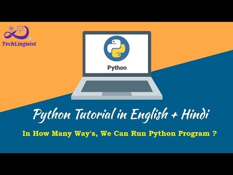 In How Many Ways We Can Runexecute Python Programscript