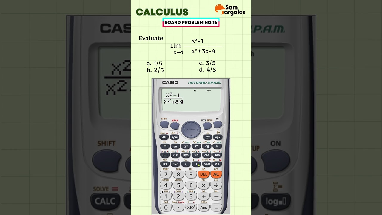 Evaluate Limits | Calculus using calculator techniques