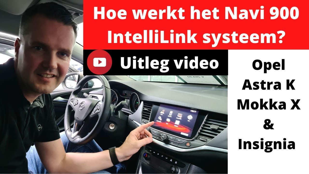 Hoe werkt het Navi 900 IntelliLink systeem - Opel Uitleg video