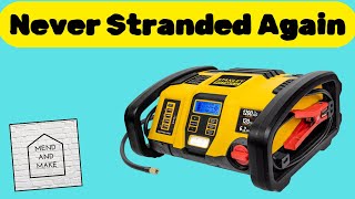 Stanley Fatmax 1200 Amp Jump Starter and Air  Compressor DEMO
