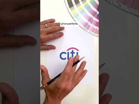 Let's Fix the Citi Bank Logo #shorts #logo #logodesign #logodesignprocess