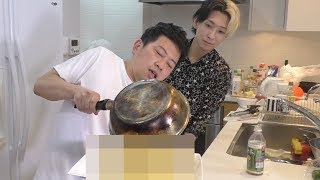で実際にヒカルがネギで宮迫どつくんかと思った - おとん宮迫に今から冷蔵庫の中にあるものだけでなんか飯作ってと無茶振りしてみたww