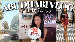 Birthday Trip Dubai → Abu Dhabi Chaos | Room Tour | 24 Hours No Sleep| My Birthday Travel Diaries