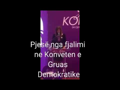 Ganimete Musliu - pjesë nga fjalimi ne Konventë