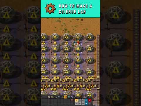How To Make A Science Lab In 60 Seconds - Factorio