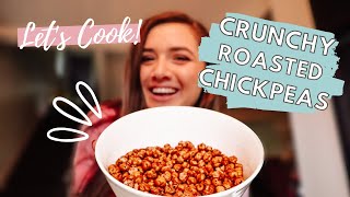 COOK WITH ME: My tips and tricks for crunchy roasted chickpeas, guaranteed!! (recipe is down below)