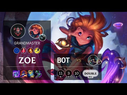 Zoe Bot vs Caitlyn - EUW Grandmaster Patch 11.10