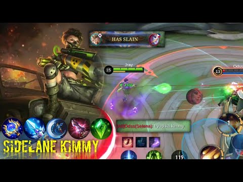SIDELANE KIMMY GAMEPLAY (EPIC COMEBACK!) BEST BUILD 2022 | MLBB
