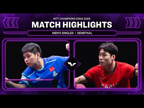 Lin Shidong vs Jang Woojin | MS SF | WTT Champions Doha 2026