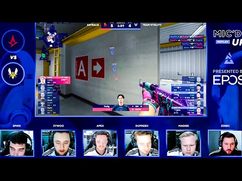 Vitality team VOICE COMMS vs Astralis | BLAST Premier Fall Showdown 2022 EU | CSGO