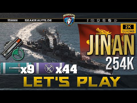 Let's Play - JINAN [T10 CL] - Anfällig & Tödlich, Torpedo META - World of Warships [Deutsch]