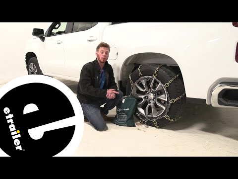 Titan Square Link Snow Chains with Cam Tighteners Installation - 2020 Chevrolet Silverado 1500