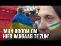 Arena kleurt blauw-geel tijdens benefietwedstrijd