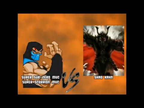 Sub Zero and Scorpion vs Shao Kahn Epic Boss Battle #DreamFighter #hypnosarcade