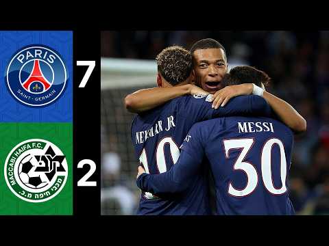 Paris Saint-Germain 7-2 Maccabi Haifa | HIGHLIGHTS | MSN Show 🤯