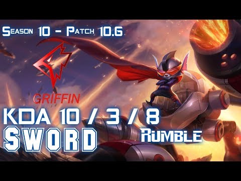GRF Sword RUMBLE vs SETT Top - Patch 10.6 KR Ranked