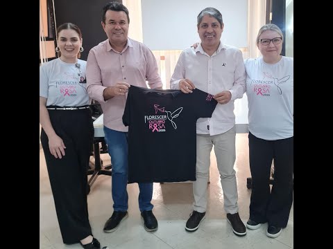 Diretores do Paraná Urgente e O Diário de Maringá visitam Hospital do Câncer e destacam importância do Outubro Rosa