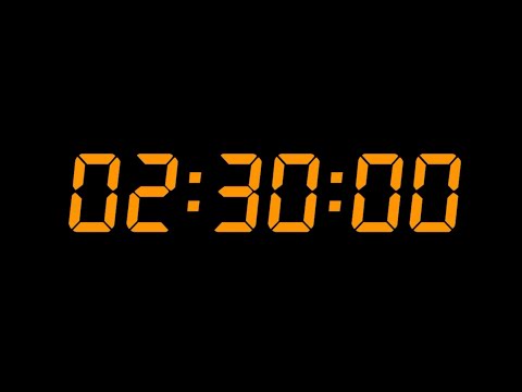 2 Hour 30 Minute Timer ⏰ | Countdown with Alarm
